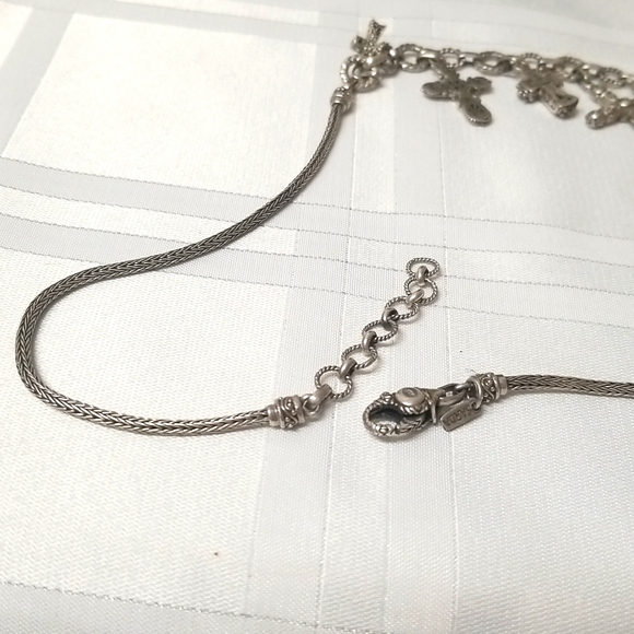 ARTISAN OF BALI HANDCRAFTED 925 SS CROSS CHARM SET NWOT J#22 - Picture 8 of 10